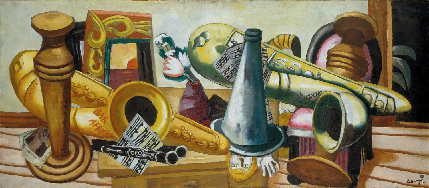 Natura morta con sassofoni, 1926 - Staedel Museum, Frankfurt am Main